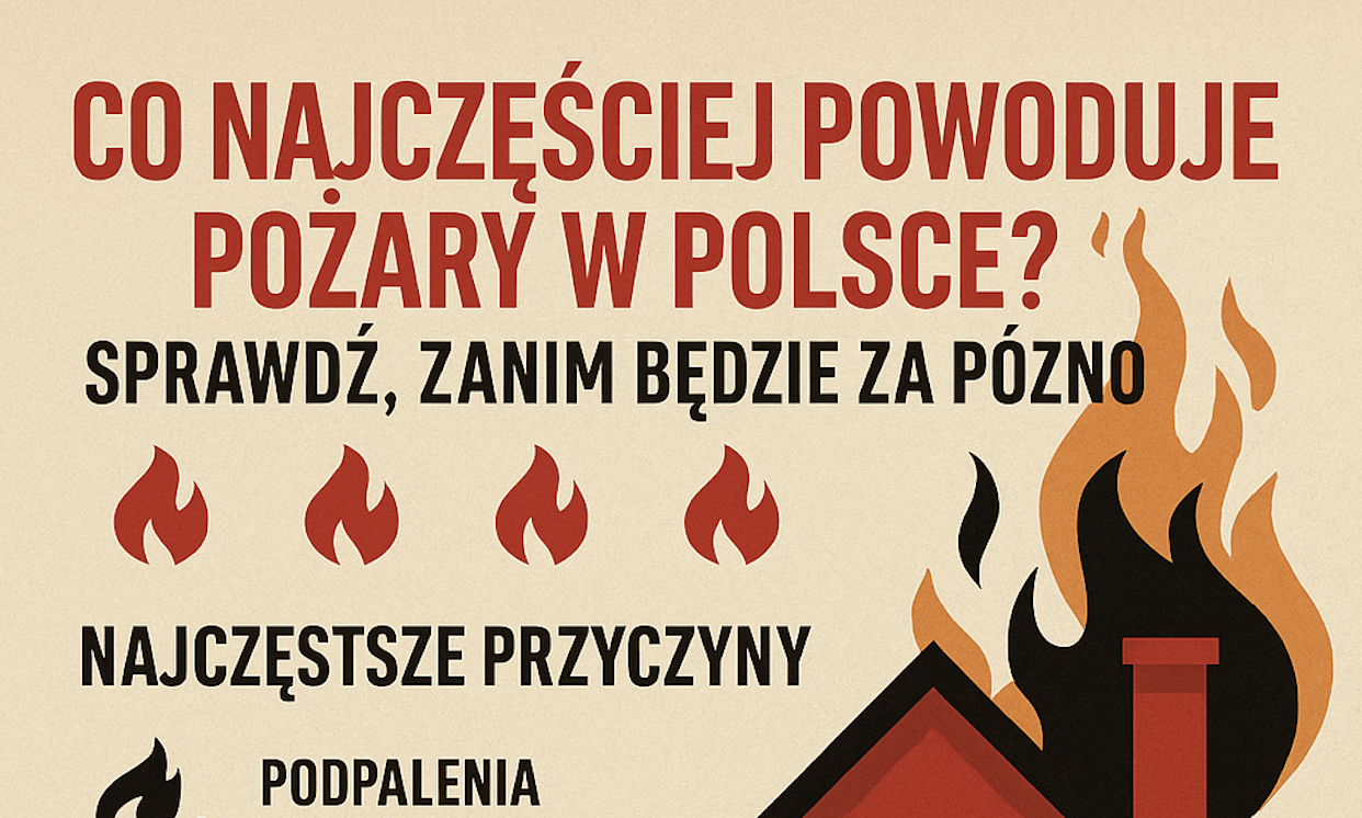 Co najczęściej powoduje pożary w Polsce? Sprawdź, zanim będzie za późno!